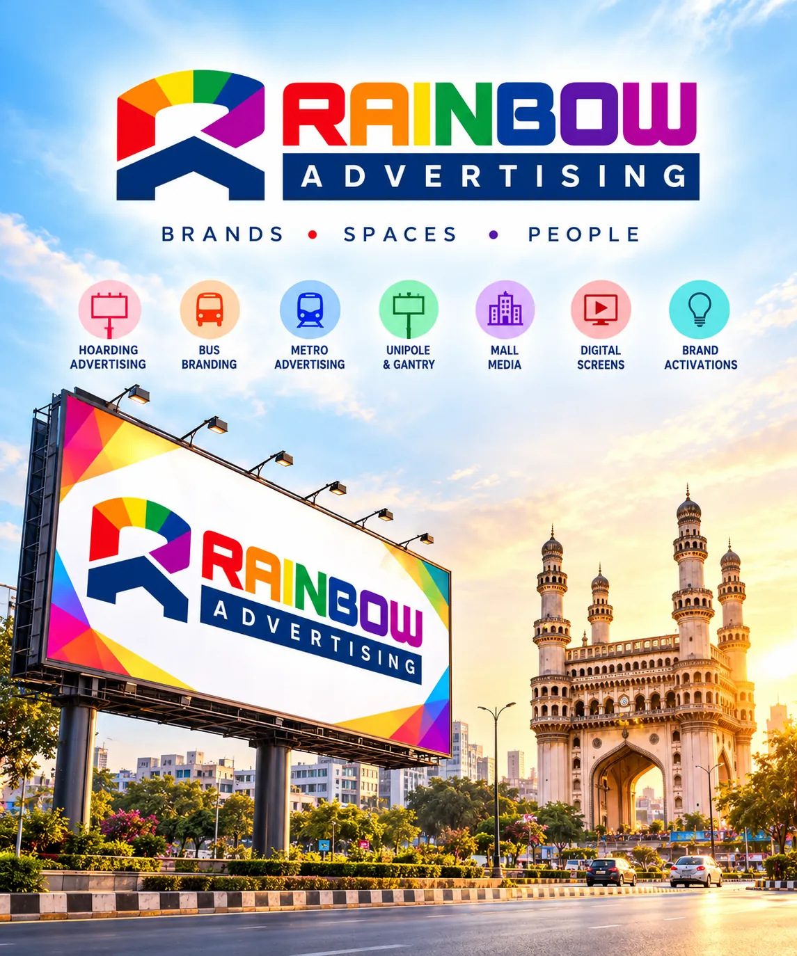Rainbow Advertising Logo